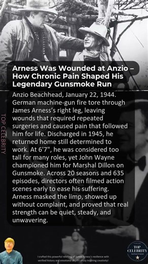 Arness Was Wounded at Anzio – How Chronic Pain Shaped His Legendary Gunsmoke Run