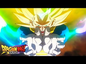 Vegeta SSJ3 Final Flash Scene ( ENGLISH DUB ) DB Daima Finale.
