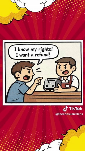 Can a shop actually refuse a refund in the UK? 🤔 Many shops display ‘no refund’ signs but that doesn’t always mean they’re legally allowed to refuse. Under the Consumer Rights Act 2015 goods must be of satisfactory quality and fit for purpose. If they’re faulty, you may be entitled to a refund. #lawtok #comictok #consumerrights #learnontiktok #lawyersoftiktok
