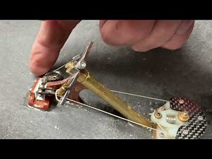 60" J class yacht closed loop rudder/servo arrangement