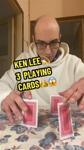 Ken Lee's Incredible Speed with 3 Playing Cards