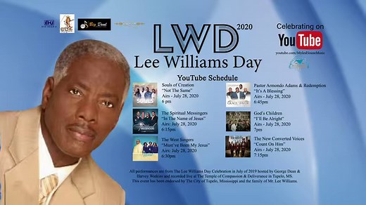 Lee Williams Day is July 28! Help us celebrate this Gospel Giant on YouTube tomorrow! Subscribe now! YouTube.com/MylesHouseMusic | Lee williams and the spiritual qc's