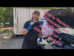 How to Replace Thermostat on a 2020 Kia Sedona!