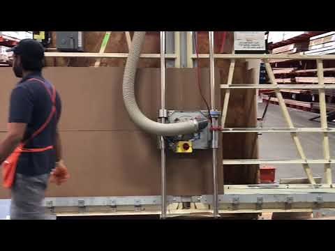 Cutting Masonite at Home Depot!