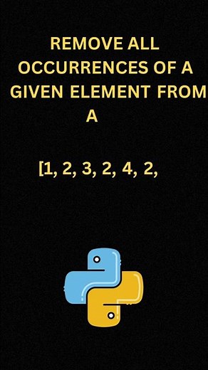 How to Remove All Occurrences of a Given Element from a List in Python
