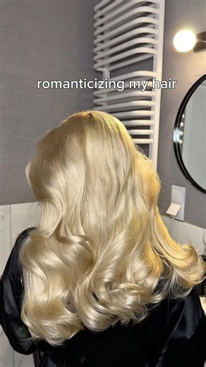 Romanticizing my hair✨#blonde #hairstyle #hairtok #hairinspo #hairgoals