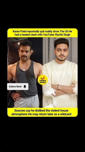 Karan Patel QUITS The 50! 😱 Shocking Clash with Rachit Singh! #rachitrojha #karanpatel #shorts