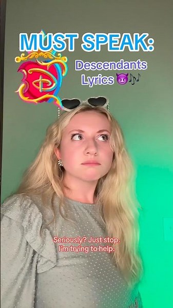 POV: You must speak in descendants: wicked wonderland lyrics #descendants #pov #shorts