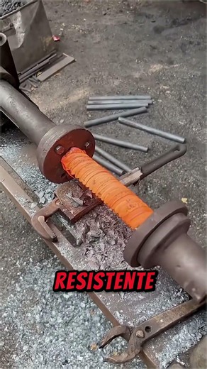 Why do they constantly heat and twist this iron?