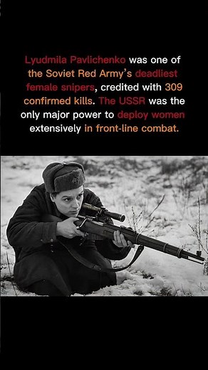 The Deadliest Female Sniper in History 😳 | WWII Hero