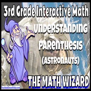 3rd Grade Math Review Game Practice Activity Understanding Parenthesis