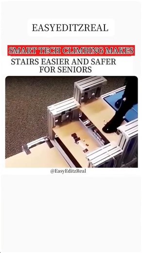 “SmartTech Climbing Stairs: Making Every Step Easier & Safer for Seniors 👵🛠️✨”