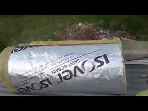 How to install or place isover Insulating Glass Wool on ceilings