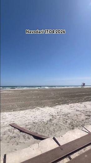 Plaja Năvodari Aprilie 2026 #navodari #beach #beachlife #spring #april #2026 #shorts