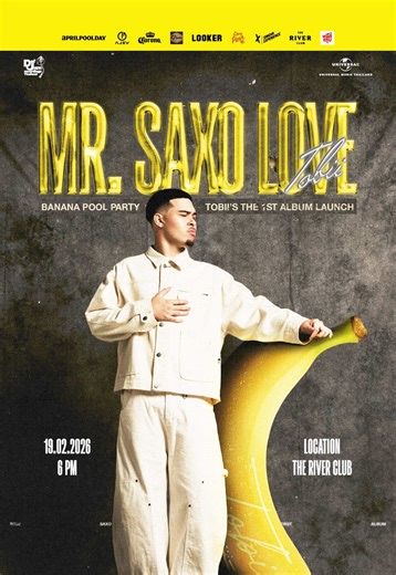 🔥 𝐉𝐔𝐌𝐏 𝐎𝐍 𝐓𝐇𝐈𝐒 𝐁𝐀𝐍𝐀𝐍𝐀 𝐏𝐀𝐑𝐓𝐘!! 🔥 พร้อมยังที่จะกระโดดลงสระ💦 กับการเปิดตัวอัลบั้มแรกของ Tobii ในงาน Mr. Saxo Love - Banana Pool Party Tobii’s 1st Album Launch 🎷🍌 🗓️ 19 กุมภาพันธ์ 2569 📍 The River Club เตรียมตัวให้พร้อมแล้วมา Jump On This Banana ไปด้วยกัน! 🍌 ติดตามรายละเอียดกิจกรรมเข้าร่วมงานเร็วๆ นี้! 💨 #Banana_Tobii #JumpOnThisBananaParty #MrSaxoLoveBananaParty #Tobii #DefJamTH @tressatobii