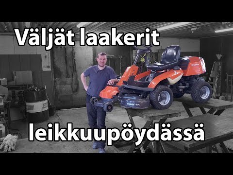 Korjataan Husqvarna Rider leikkuupöydän laakerit OSA 1