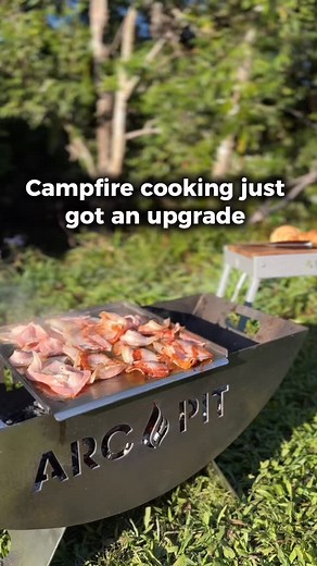 Who else hates this part of campfire cooking? 😒 We did too… so we built a 2-in-1 camping table that makes campfire cooking prep easier. Quick to set up, stable, lightweight and designed for real camp cooks. 🔥 Campfire prep made easy. 👉 Shop the ArcMate 2-in-1 Camping Table now. | ArcMate