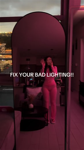 Nighttime Full-Length Mirror Selfies: Fix Your Lighting
