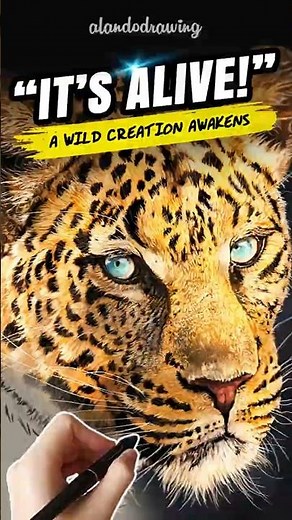 It’s Alive! | Leopard Speed Painting Reveal – A Wild Creation Awakens