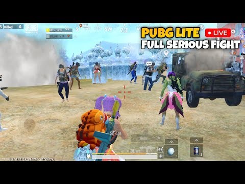 PUBG LITE LIVE | FULL SERIOUS FIGHT 😳 SOLO VS SQUAD GAMEPLAY