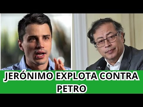 Jerónimo Uribe responds to Gustavo Petro: "Narcosocialism in the Making" after Attacks on Álvaro ...