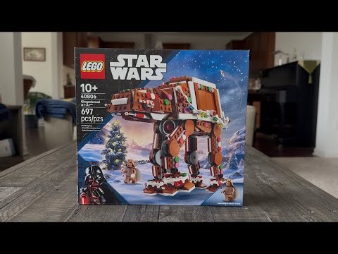 LEGO Star Wars Gingerbread AT-AT Review! Set 40806