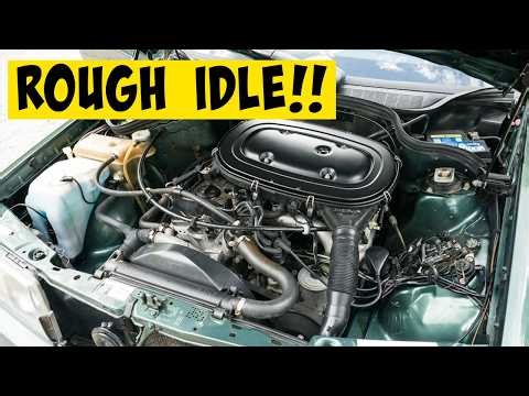 190e Vacuum Hose Replacement // Rough Idle // 1.8