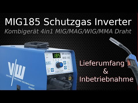 Scope of delivery and commissioning - VECTOR WELDING MIG185 MIG / MAG / MMA welding machine