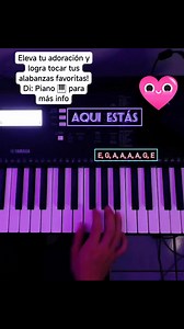 Aquí Estás - WayMaker Tutorial de Piano/Teclado Alabanzas Cristianas Adoración 🎹🙏 #piano #pianocristiano #musicacristiana #musica #bendiciones #adoracion #vida #esperanza #unete #amen #love #versiculos #evangelio #fyp #parati #viral Dios - Fe - Biblia - Amor - Bendiciones - Oraciones - Dios es Fiel - Jesús - Cristo Te Ama | Piano Professional