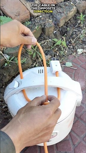 Remove a Trapped Power Cord Without Damage! 🔌#CableHack