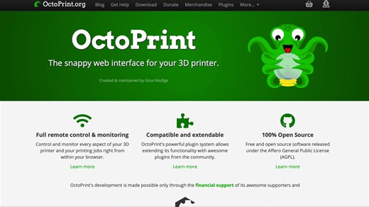 安装Octoprint让3D打印机联网