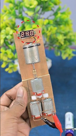 DIY Powerful Generator Using Motors | DC Motor to Powerful DC Generator DIY #shorts #trending