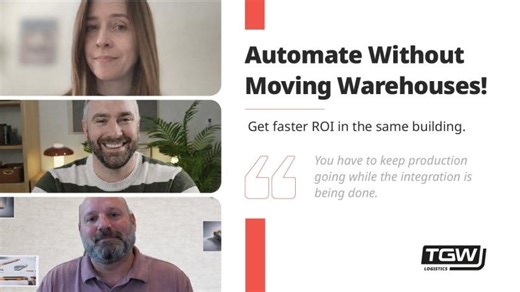 How Automation Transforms Existing Warehouses | DC Velocity Webcast | Dexter Weber