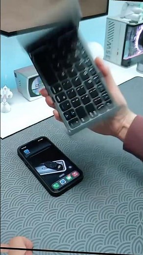 Your new favorite gadget for work anywhere. #compactkeyboard #mobileoffice