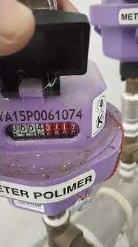 Meter air Syabas- Cara melihat air masuk atau mengalir dengan melihat pergerakkan nombor meter