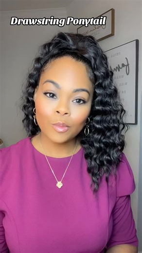 Step-by-Step Drawstring Ponytail Tutorial