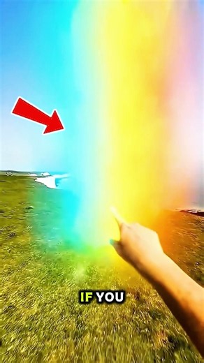 🌈 What Happens If You Touch the End of a Rainbow? 😱🌈