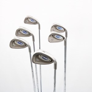 Ping i5 Iron Set 5-W Black Dot Steel Z-Z65 Shaft Stiff Flex Right-Handed 59502A