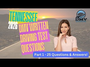 2026 Tennessee DMV Written Driving Permit Test Study Guide - Part 1