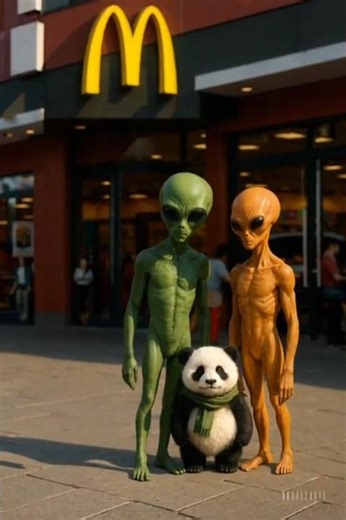 👽 BaoBao & Alien Buddies｜At McDonald’s 🍔