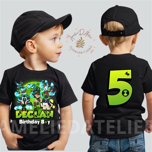 Personalized Ben Birthday T-shirt, Family Theme Party Shirt BN02 - Etsy