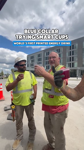 Smart Cups ® on Instagram: "Tried Smart Cups on my lunch break — no crash, no BS. Just real energy that works. For the guys who actually need it🔨 #bluecollarenergy #smartcups #cleancaffeine #jobsitefuel #energythatworks #printedenergy #tradesmen #focusboost #monster #redbull #concrete"
