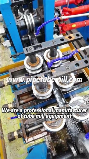 ERW Steel Pipe Making Machine Display, Tube Mill Machine, Pipe Mill Machine