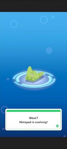 Metapod is EVOLVING in Pokemon Sleep