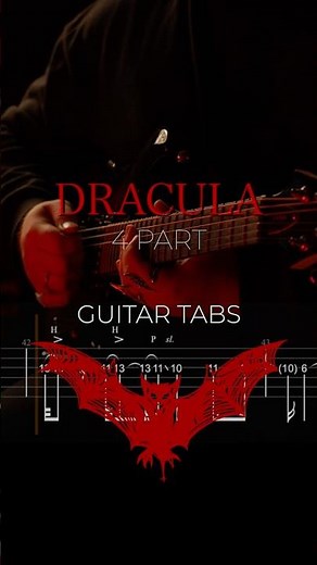 Dracula - Guitar Solo Lesson Tabs (4 part)