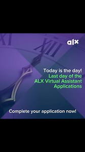 It’s d-day! Last day for you to apply for the ALX Virtual Assistant Programme in 2024. Complete your application before midnight 🕛 IIIITTT’SSS TIME to #DoHardThings https://www.alxafrica.com/programme/virtual-assistant-programme/?utm_source=social&utm_medium=instagram&utm_campaign=central_2024q2&utm_term=virtualassistant #ALXAfrica #ALXVA | ALX