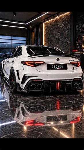 Alfa Romeo Giulia Quadrifoglio: 520 PS V6 Bi-Turbo Heck