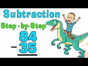 2-Digit Subtraction with Regrouping — Dinosaur Theme!