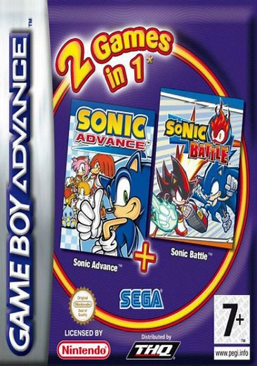 2 In 1 - Sonic Advance & Sonic Battle ROM Free Download for GBA - ConsoleRoms
