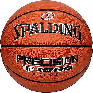 Spalding Legacy TF-1000 Indoor Game Basketballs, Moisture Wicking Microfiber Composite Cover, High School & College Approved